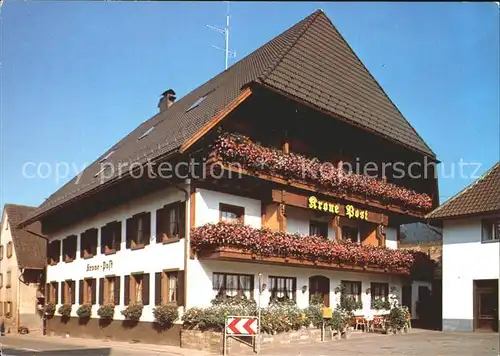 Simonswald Gasthaus Pension Krone Post Kat. Simonswald