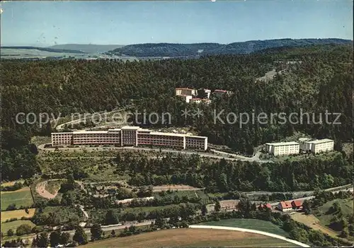 Schwabthal Fliegeraufnahme Sanatorium Lautergrund Kat. Bad Staffelstein
