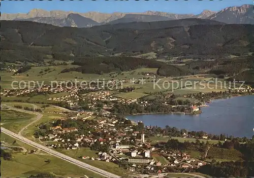 Seewalchen Attersee Fliegeraufnahme Kat. Seewalchen am Attersee