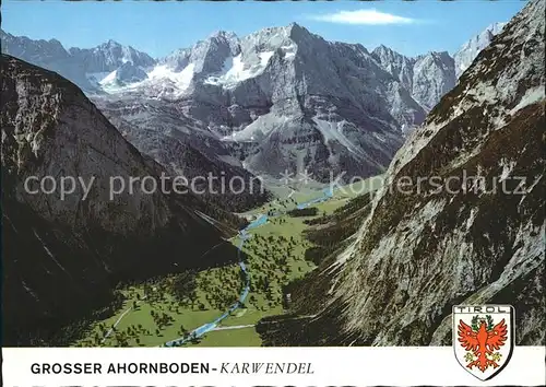 Karwendel Fliegeraufnahme Grosser Ahornboden Kat. Schwaz