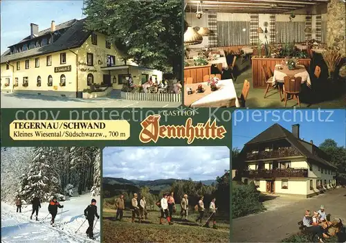 Schwand Tegernau Gasthaus Sennhuette Kat. Tegernau