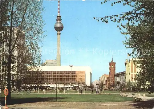 Berlin Palast der Republik Fernsehturm Kat. Berlin