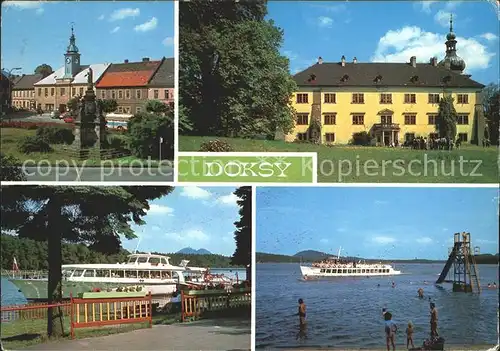 Doksy Hirschberg See  Mesto a letovixko pri Machove jezere nejvetsim rybniku severnich Cech Kat. Doksy 