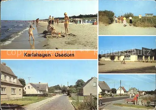 Karlshagen Strand Hafenstr Strandzugang HOG Nordkap Hauptstr Kat. Karlshagen Usedom