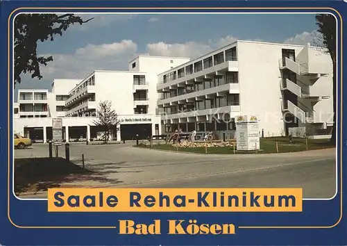Bad Koesen Saale Reha Klinikum Kat. Bad Koesen