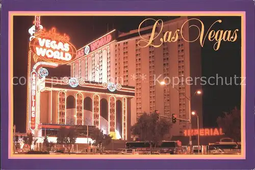 Las Vegas Nevada Vegas World Kat. Las Vegas