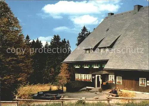 Furtwangen Berggasthof Martinskapelle Kat. Furtwangen im Schwarzwald