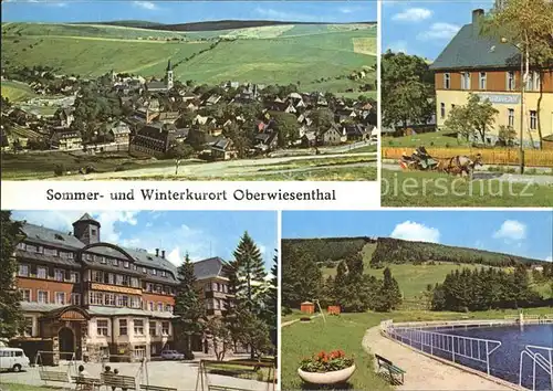 Oberwiesenthal Erzgebirge Gesamtansicht Hotel Bergfrieden Erholungsheim IG Wismut Fichtelberg Kat. Oberwiesenthal