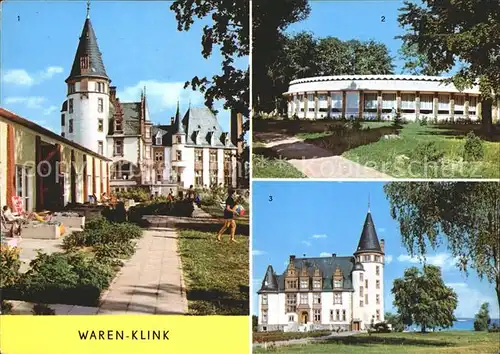 Klink Waren Schloss Rundgaststaette an der Mueritz Kat. Klink Waren