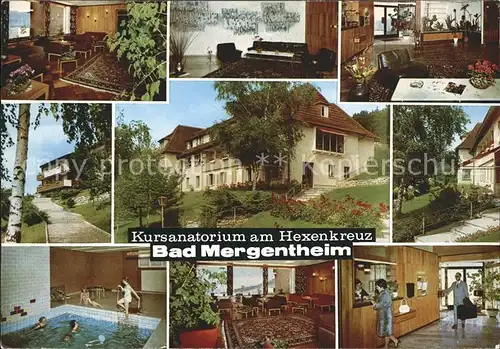 Bad Mergentheim Kursanatorium am Hexenkreuz Kat. Bad Mergentheim