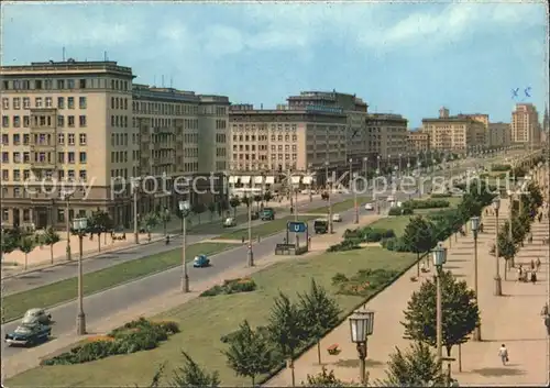 Berlin Karl Marx Allee  Kat. Berlin