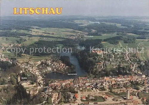 Litschau Fliegeraufnahme Kat. Litschau