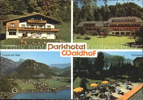 Fuschl See Salzkammergut Parkhotel Waldhof  Kat. Fuschl am See
