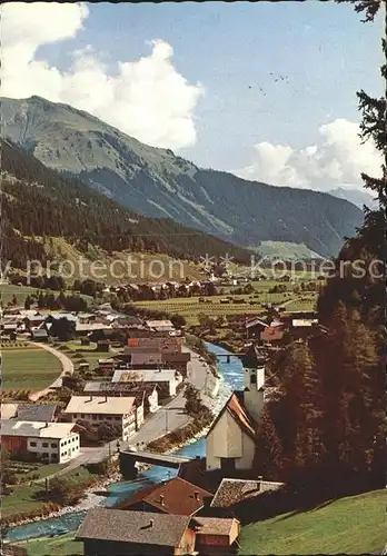 Steeg Tirol Blick auf Haegerau Kat. Steeg Lechtal