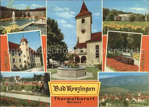 Bad Krozingen Thermalbad Minigolf Brunnen Gesamtansicht Kat. Bad Krozingen