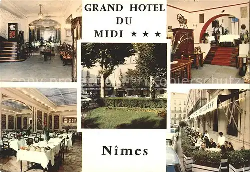Nimes Hotel Du Midi  Kat. Nimes