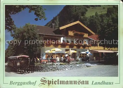 Oberstdorf Berggasthof Spielmannsau Kat. Oberstdorf