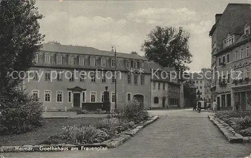 Weimar Thueringen Goethehaus am Frauenplatz Kat. Weimar