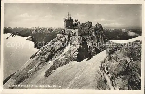 Zugspitze Muenchner Haus Kat. Garmisch Partenkirchen