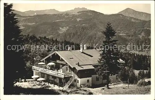 Reit Winkl Alpengasthof Hindenburg Huette Kat. Reit im Winkl