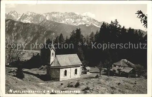 Kaisergebirge Kapelle Kat. Kufstein