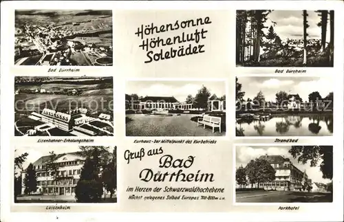 Bad Duerrheim Parkhotel Strandbad Luisenheim Kat. Bad Duerrheim