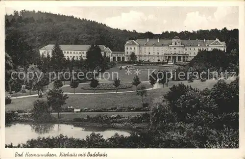 Bad Hermannsborn Kurhaus Badehaus Kat. Bad Driburg