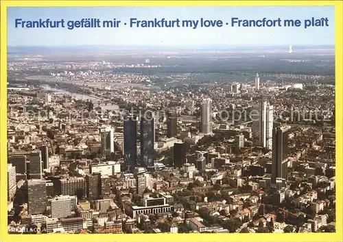 Frankfurt Main Skyline Kat. Frankfurt am Main