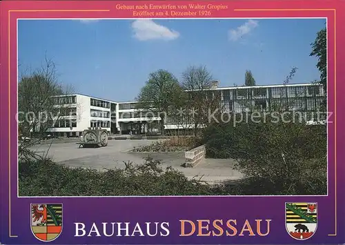 Dessau Rosslau Bauhaus Kat. Dessau Rosslau
