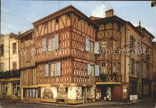 Agen Lot et Garonne altes Fachwerkhaus Kat. Agen