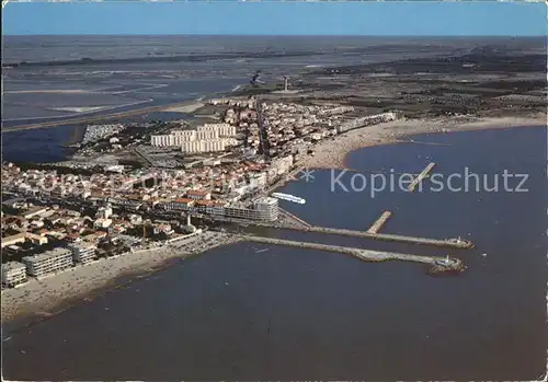 Le Grau du Roi Gard Fliegeraufnahme Hafen Kat. Le Grau du Roi