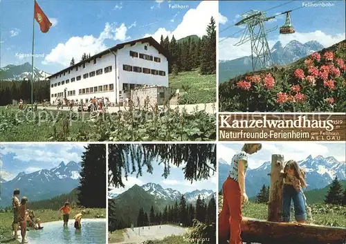 Oberstdorf Kanzelwandhaus Ferienheim Fellhornbahn Kat. Oberstdorf