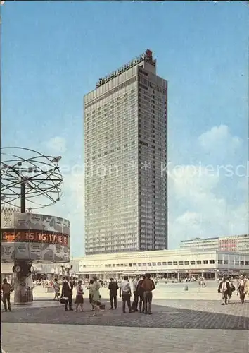 Berlin Hotel Stadt Berlin Alexanderplatz Weltzeituhr Kat. Berlin