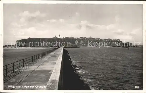 Helgoland Blick von der Ostmole / Helgoland /Pinneberg LKR