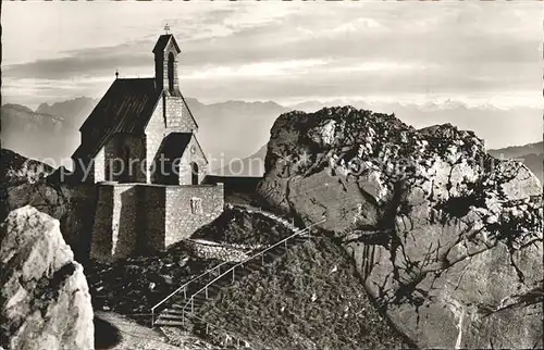 Wendelstein Berg Wendelsteinkirchlein Kat. Bayrischzell