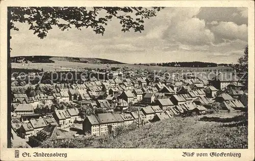 St Andreasberg Harz Panorama Blick vom Glockenberg Kat. Sankt Andreasberg