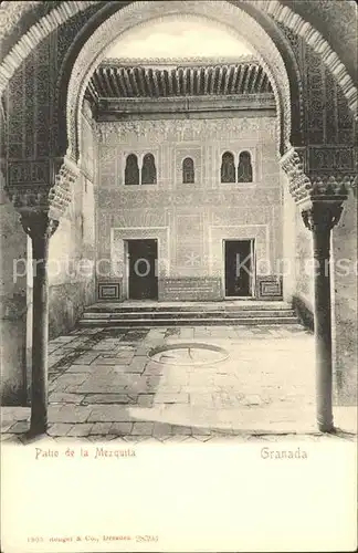 Granada Andalucia Alhambra Patio de la Mezquita Kat. Granada