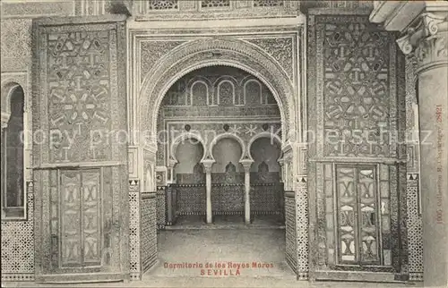 Sevilla Andalucia Dormitorio de los Reyes Moros Kat. Sevilla 