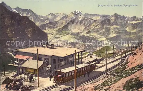 Jungfraubahn Station Eigergletscher Kat. Jungfrau