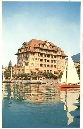 Hilterfingen Thunersee Hotel Bellevue au Lac / Hilterfingen /Bz. Thun