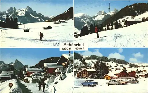 Schoenried Skigebiet Kat. Schoenried