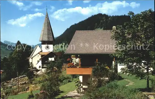 Saanen Kirchenpartie Kat. Saanen