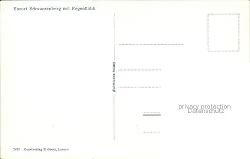 Schwarzenberg Brienz mit Regenfluehli Kat. Schwarzenberg