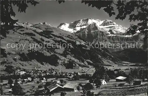 Lenk Simmental mit Wildstrubel Kat. Lenk Simmental