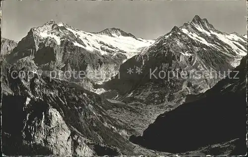 Schynige Platte Wetterhorn Berglistock Schreckhorn Grindelwald Kat. Schynige Platte