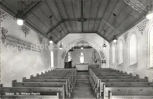 Gstaad St. Niklaus Kapelle Kat. Gstaad