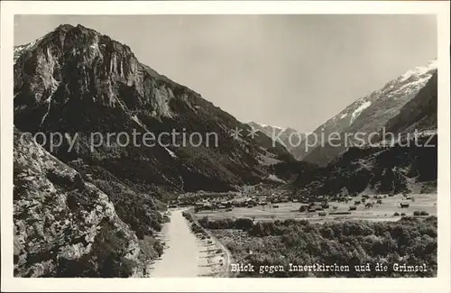 Innertkirchen mit Grimsel Kat. Innertkirchen