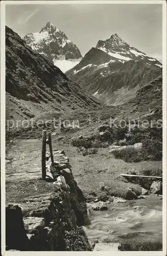 Sustenpass mit Sustenhoerner Kat. Susten