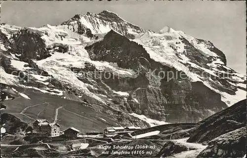 Kleine Scheidegg Wengen mit Jungfrau Kat. Scheidegg Kleine