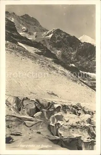 Eigergletscher mit Jungfrau Kat. Eigergletscher